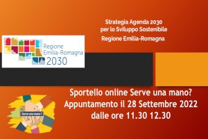 Noi hai ancora risposto al questionario sulla “Strategia regionale Agenda 2030 per lo Sviluppo Sostenibile” della Regione Emilia-Romagna?