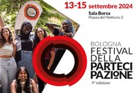 Dal 13 al 15 Settembre arriva a Bologna il Festival della Partecipazione