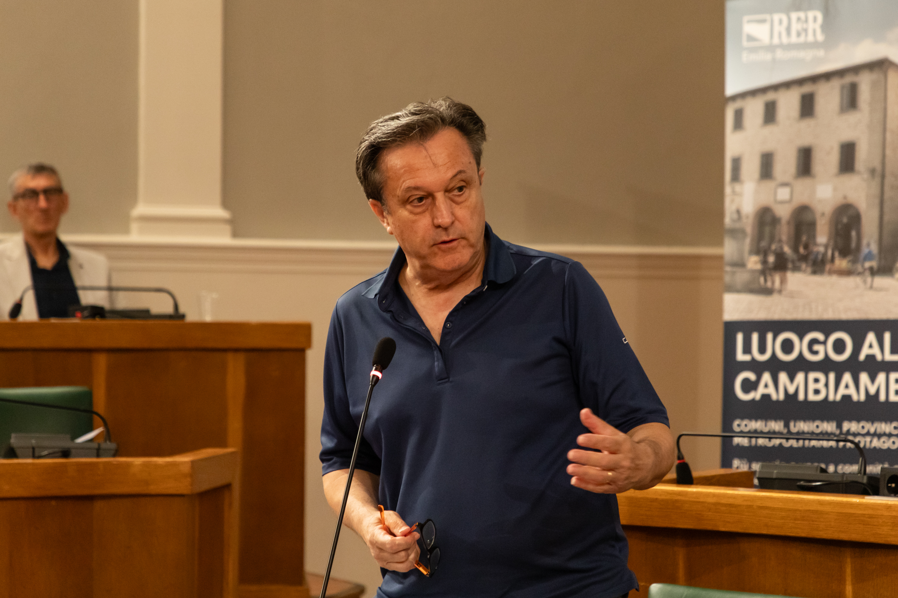 Il presidente della Provincia di Ferrara Garuti