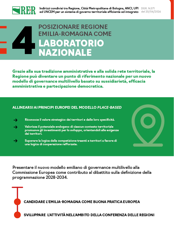 Un percorso partecipato verso il modello place-based